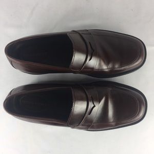 Rockport brown leather penny loafers